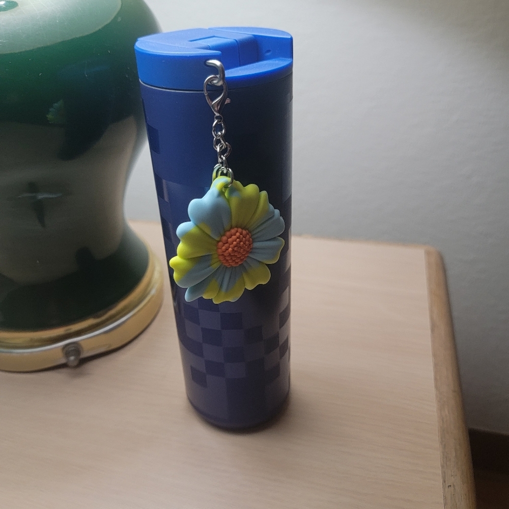 Starbucks 2024 Summer Blue Daisy Tumbler 16 fl oz